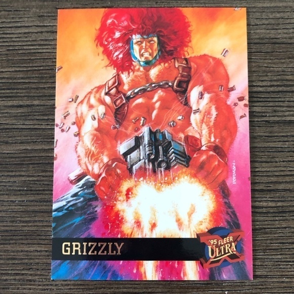 X-Men ’95 Fleer Ultra trading card: Grizzly #22 - Picture 1 of 2